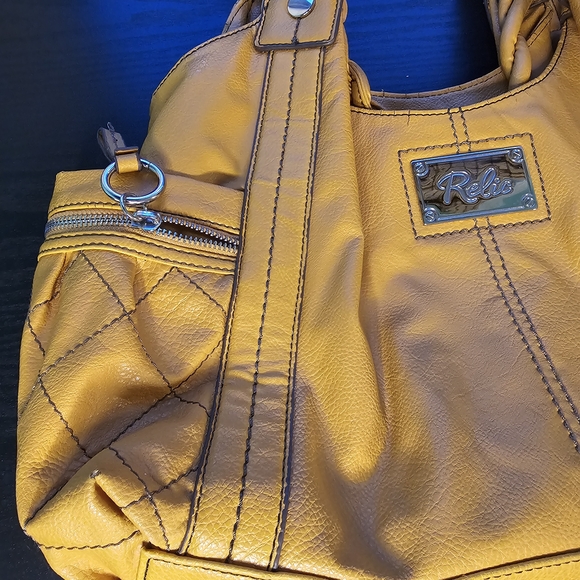Relic Women's Yellow Faux Leather Hobo Bag OS - Picture 6 of 16